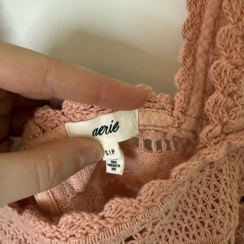 aerie Crochet Crop Top - Picture 4 of 6